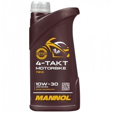 Motoröl Motor Öl MANNOL 10W-30 4-Takt Motorbike 1 Liter für Honda Peugeot Yamaha