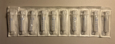 Norm-Ject 4050-000Vz Plastic Syringe, Luer Slip, 5 Ml (6Ml), Pack of 10.