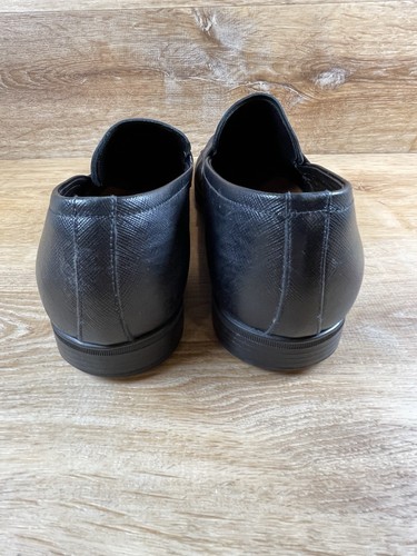 Authenticated Prada Men's Loafer Driving Saffiano Shoes Size 9 - Picture 6 of 13