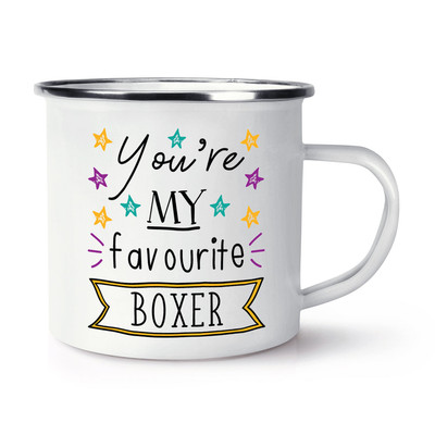 You'Re My Favorit Boxer Stars Emaille Becher Tasse Awesome Lustig Dad