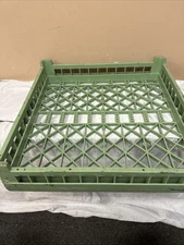 Vollrath Commercial Dishwasher Rack Green Short Open Polypropylene NSF
