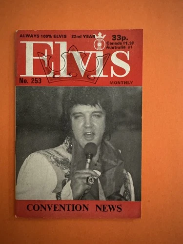 Always 100% Elvis Monthly Magazine No. 253 Elvis Fan Club