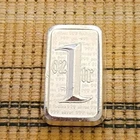 Vintage 1981 USVI "Large 1" 1 oz Silver Bar