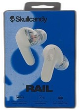 Skullcandy Rail Wireless Earbuds, Bluetooth Headphones, Noise Isolating Fit, Up