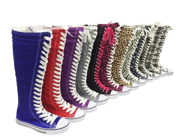 vans knee high boots