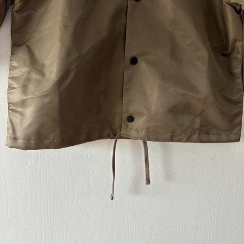 Fear of God Essentials Kids Size 10 Coaches Snap Button Jacket Wood Brown NWOT - Picture 4 of 11