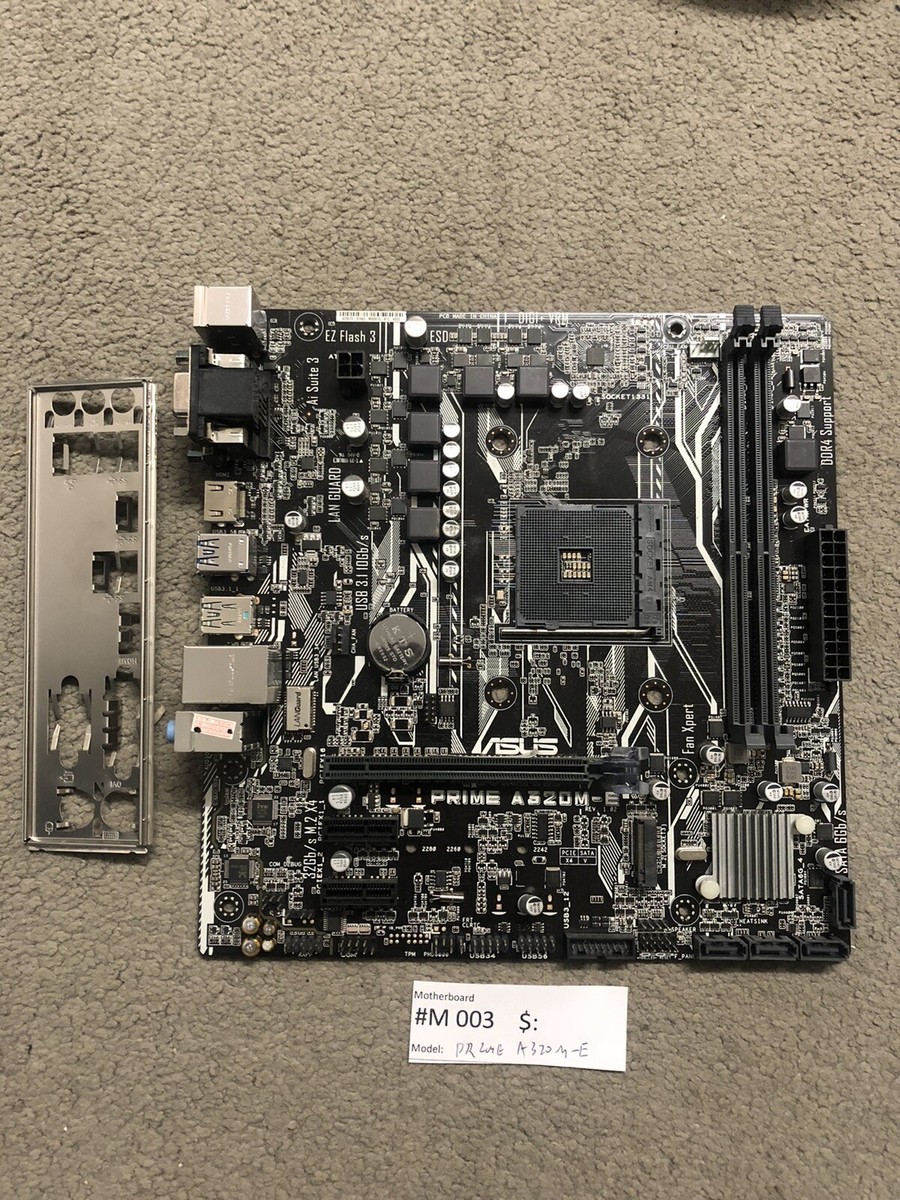 Asus A320 Amd Atom Bios Driver ASUS PRIME A320M-E Socket