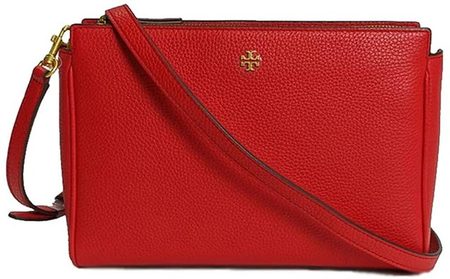 tory burch red crossbody purse
