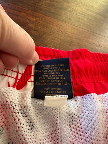 Polo Assn. de EE. UU. Baúles de natación para hombre XXL rojos, blancos y azules estilo hawaiano - Imagen 6 de 7
