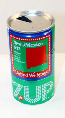Vintage 7 Up New Mexico 1976 United We Stand State Soda Pop Can Aluminum 7up