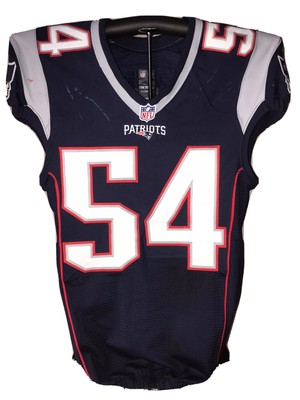 patriots game worn jersey