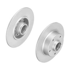 f.becker Bremsscheiben Voll Hinten Rechts Links für RENAULT Megane Cc III 