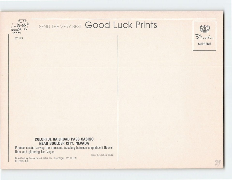 Postcard Railroad Pass Casino Howdy from Nevada Hendersonville Nevada USA eBay