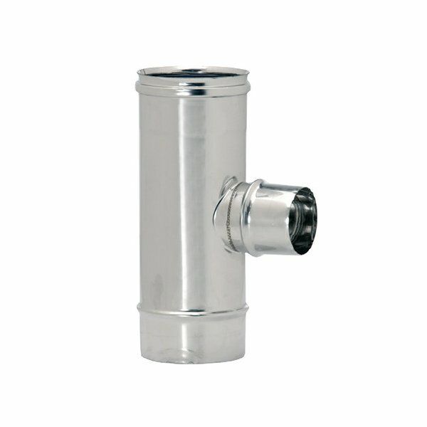 Faldale Inclinato In Acciaio INOX AISI 304 Per Canna Fumaria DN 130