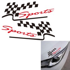 Black Sport lattice Decal Vinyl Body Bumper Sticker Racing Speed Ch A2
