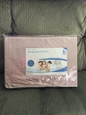 New Hotel Sheets Direct, Bamboo, 3 Piece Set, Rose Pink - Twin XL