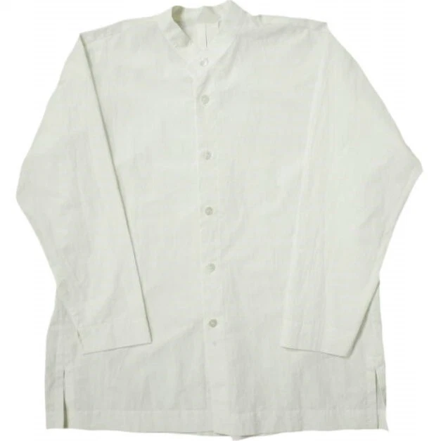 HOMME PLISSE ISSEY MIYAKE 21SS PACKABLE SHIRT HP13FJ326 2 off white stand  collar