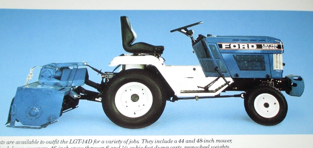 Ford Lgt14d Attachments Ford Lawn Tractor Lgt14d Ford LGT-14D (14