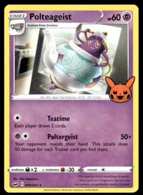 2023 Pokemon Trick or Trade #090/202 Polteageist - Rare | eBay 2023 Pokemon Trick or Trade #090/202 Polteageist - Rare | eBay