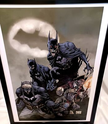 Batman Dark Nights Metal by Jim Lee FRAMED 12x16 Art Print DC