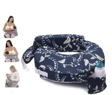 My Brest Friend Nursing Pillow Bluebells cover mybreastfriend