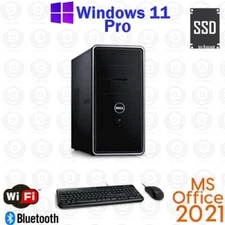 Windows 11 Dell OptiPlex i3 3.3GHZ 16GB RAM 1TB WiFi SSD HDMI Desktop Computer