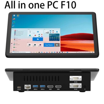 10.1 Inch Industrial Large Windows Tablet Wifi Bluetooth Touch Screen Mini PC