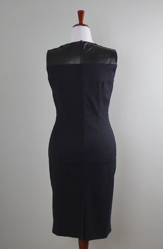 Vestido Vaina REED KRAKOFF EE. UU. NUEVO CON ETIQUETAS $1190 Cuero Cordero Genuino Talla 12 Foto 4 de 4