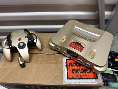 Nintendo 64 Console Gold Edition With Expansion Pack
