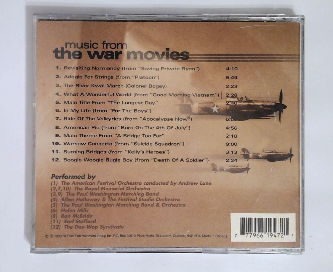 Various – Music From The War Movies SHO19472 CANADA CD