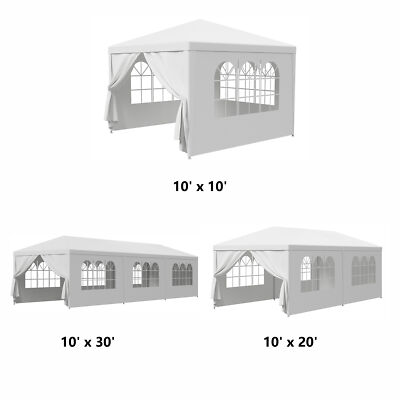 10X10'/20'/30' Party Tent Canopy Tent Outdoor Camping Wedding Tent with Sidewall