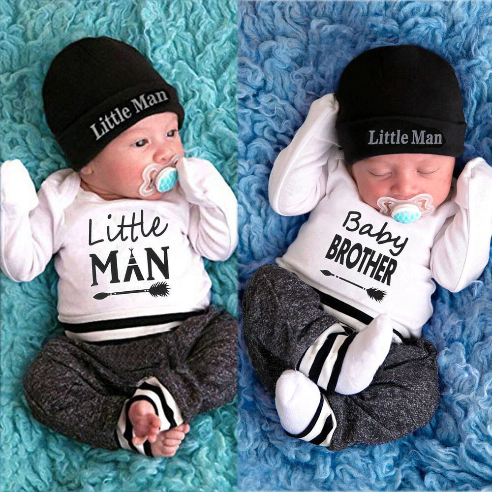 Newborn baby cheap brother outfit