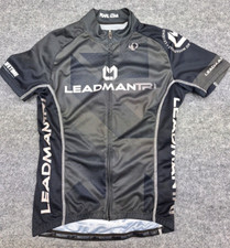 Women's Pearl Izumi Elite Cycling Jersey Size S Leadman TRI Lifetime Black/Gray
