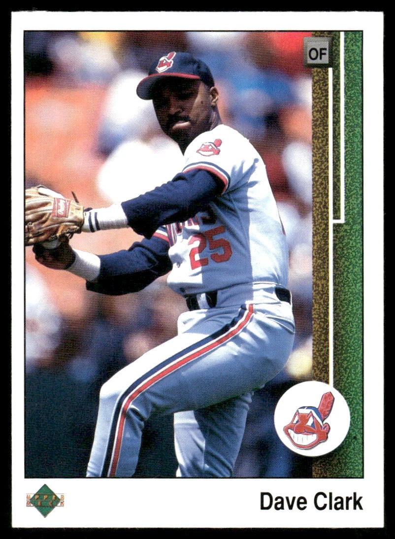 Dave Clark 1989 Upper Deck #517 Cleveland Indians