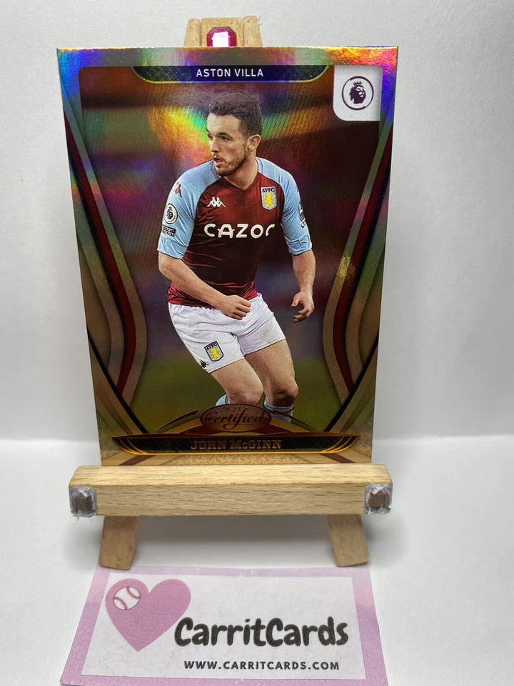 JOHN MCGINN 2020-21 Panini Chronicles Certified Soccer #2 Aston Villa - Image 2 of 4