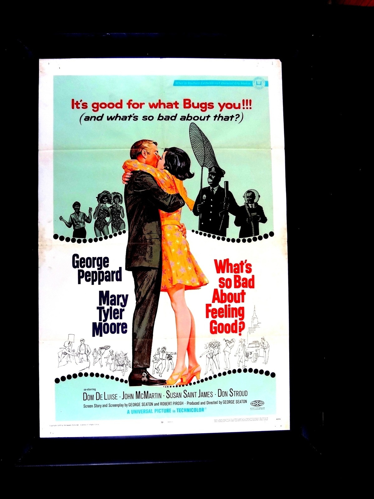 WHAT'S SO BAD ABOUT FEELING PEPPARD27X41 ORIG POSTER1968