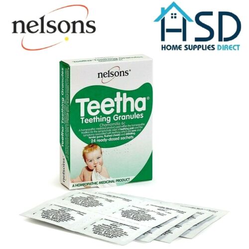 6 x 24 SACH Nelsons Teetha Teething Granules
