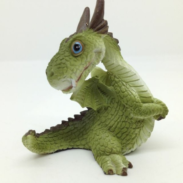 Cute Baby Dragon Figurine Fairy Garden Doll House Gift Decor GSC 71856