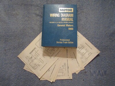 1993 BUICK CENTURY OLDSMOBILE CUTLASS CIERA Schaltplan Unterlagen Set