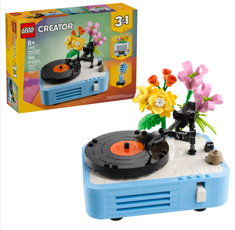 LEGO #31172 Flowers and record player Japan March 1st Release 366