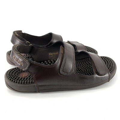 Kenkoh Balance Black Massage Sandals size 10 Genki Acupressure Thongs | Relief & Wellness | Kenkoh  main image 3