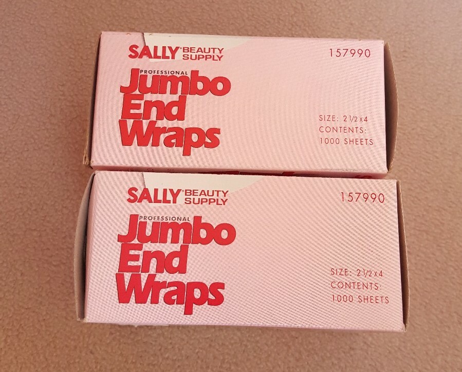 Sally Beauty Jumbo End Wraps Hair Styling Product 2,000 Sheets Total (2