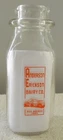 Vintage Anderson Erickson Dairy Cows,Des Moines,Iowa IA Half Pint AE MILK BOTTLE