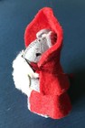 Two Handmade Holiday Felt Mouse Animal Ornaments/ Figurines — photo 3