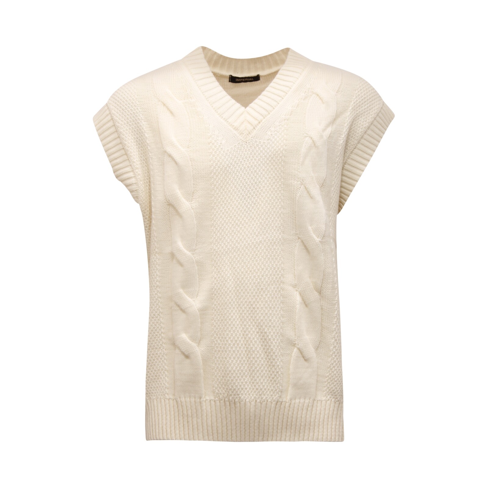 6194AR maglione smanicato uomo IMPERIAL man wool blend sleeveless sweater 15190₽