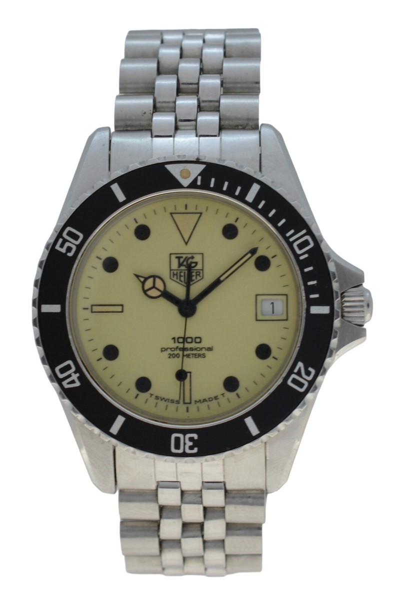 HEUER 980.113 クォーツ  蓄光文字盤 1985 Heuer Ref. 980.113 Professional Full Lume Diver | DC