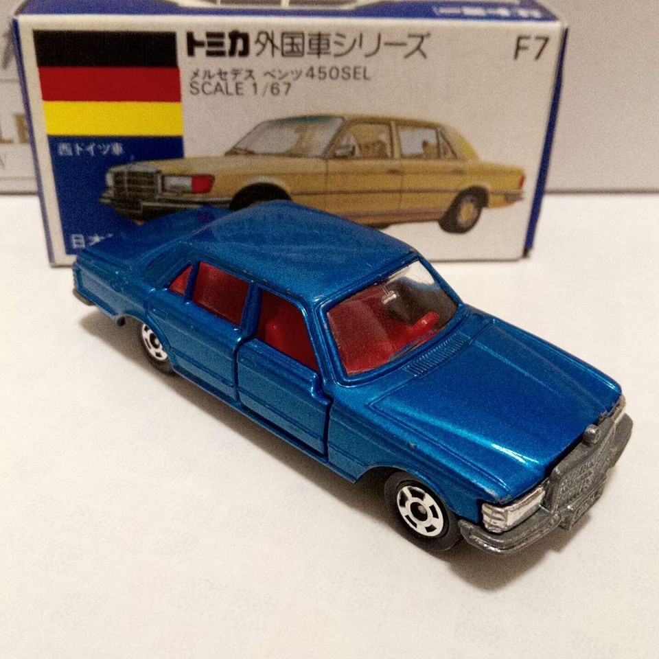 Tomica Blue Box F7 Mercedes Benz 450Sel Meta Made In Japan eBay