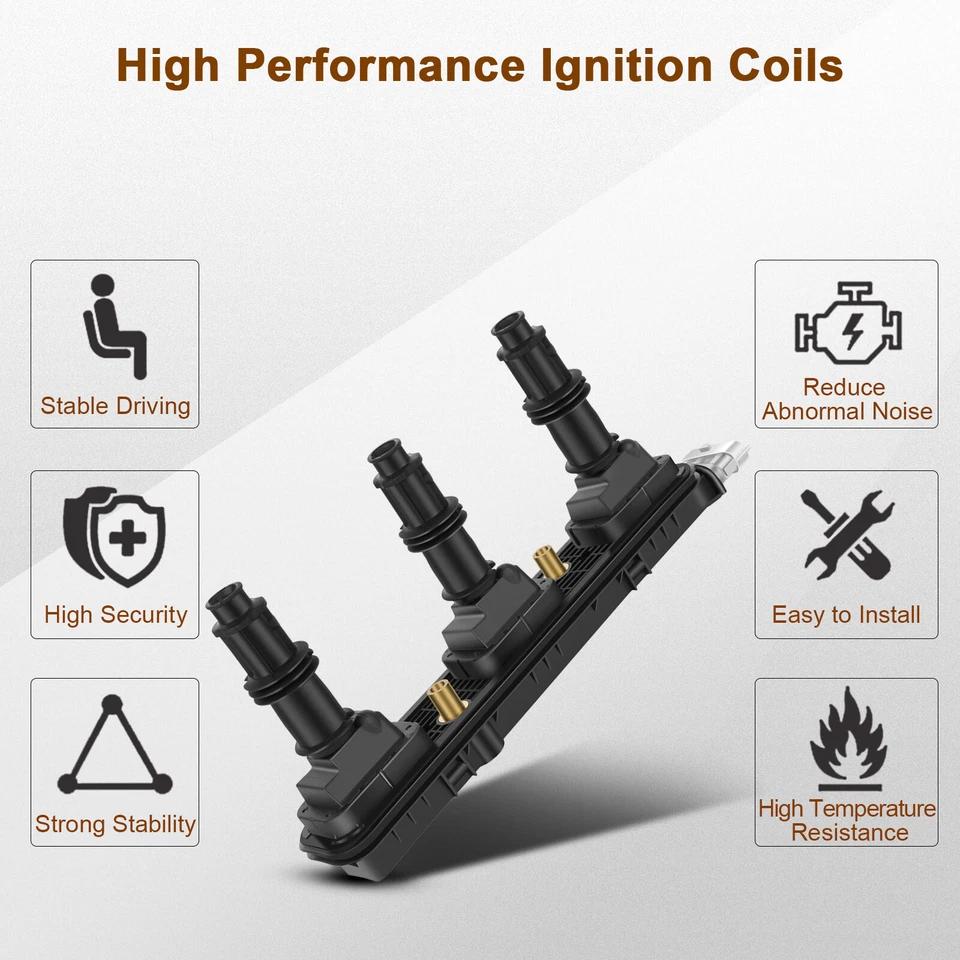 2 bobinas de encendido para cilindros Saturn LW200 LW300 2001-03 Vue 2002-03 #2,4,6 Foto 4 de 4