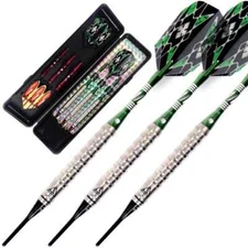 CUESOUL 95% Tungsten Soft Tip Darts with Slim Case-16g