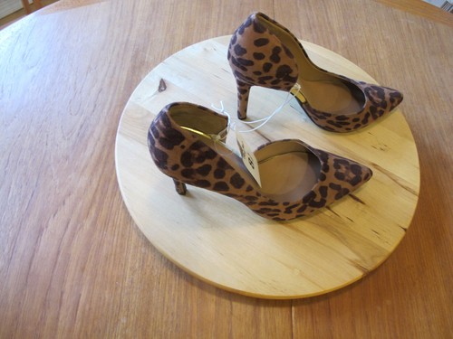 Mossimo Women's Hi Heels size 8.5~NWT~REDUCED~Fx Suede Leopard~New~Animal~FREE H - Picture 6 of 11